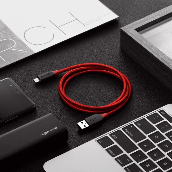 BW-TC5 3A USB Type-C Braided Charging Data Cable 3.33ft/1m BW-TC5 3A USB Type-C Braided Charging Data Cable 3.33ft/1m