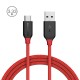 BW-TC5 3A USB Type-C Braided Charging Data Cable 3.33ft/1m BW-TC5 3A USB Type-C Braided Charging Data Cable 3.33ft/1m