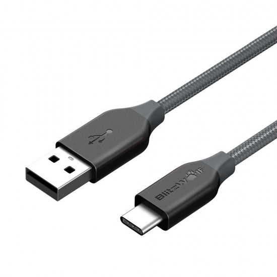 BW-TC5 3A USB Type-C Braided Charging Data Cable 3.33ft/1m