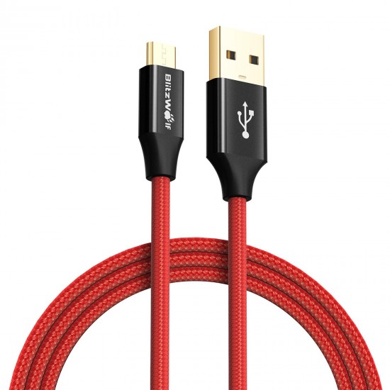 BW-MC7 2.4A Braided Durable Micro USB Charging Data Cable 3ft/0.9m BW-MC7 2.4A Braided Durable Micro USB Charging Data Cable 3ft/0.9m