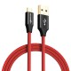 BW-MC8 2.4A Braided Durable Micro USB Charging Data Cable 6ft/1.8m