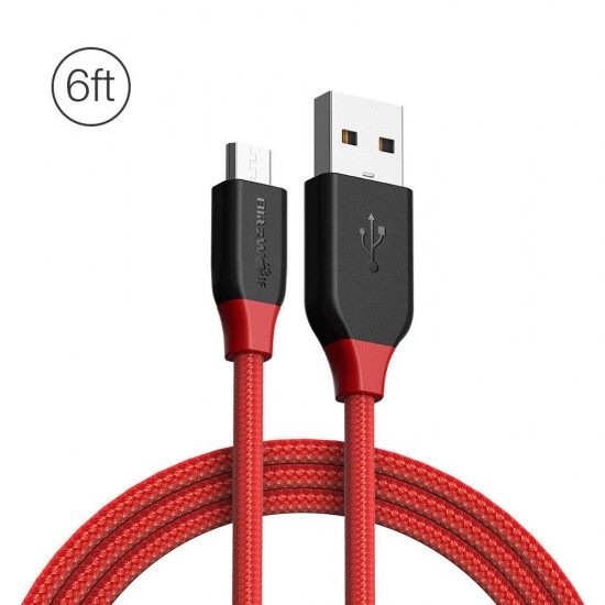 BW-MC5 2.4A Micro USB Braided Data Cable 6ft/1.8m for Samsung S7 Redmi Note 4 BW-MC5 2.4A Micro USB Braided Data Cable 6ft/1.8m for Samsung S7 Redmi Note 4