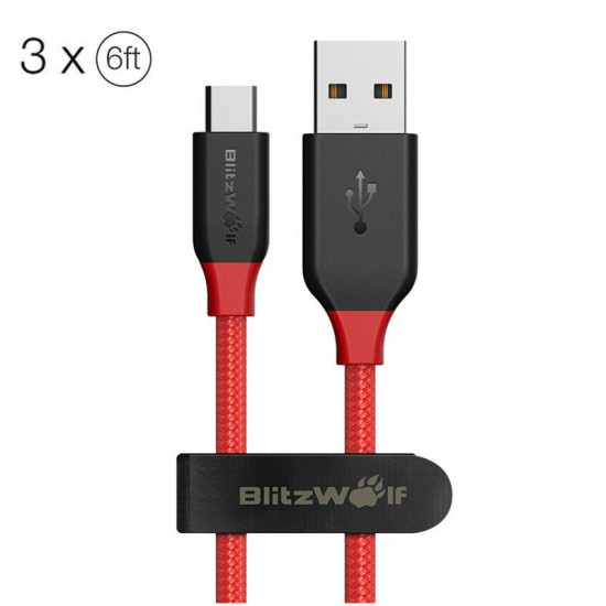 BW-MC5 2.4A Micro USB Braided Data Cable 6ft/1.8m for Samsung S7 Redmi Note 4 BW-MC5 2.4A Micro USB Braided Data Cable 6ft/1.8m for Samsung S7 Redmi Note 4