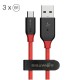 BW-MC5 2.4A Micro USB Braided Data Cable 6ft/1.8m for Samsung S7 Redmi Note 4 BW-MC5 2.4A Micro USB Braided Data Cable 6ft/1.8m for Samsung S7 Redmi Note 4