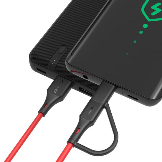 BW-MT3 3A 2 in 1 Data Cable Type C Micro USB Fast Charging Adapter 3ft 6ft For Mi10 Oneplus 7 HUAWEI P40 Pocophone F1 S10 S10+ 5G+ BW-MT3 3A 2 in 1 Data Cable Type C Micro USB Fast Charging Adapter 3ft 6ft For Mi10 Oneplus 7 HUAWEI P40 Pocophone F1 S10 S10+ 5G+