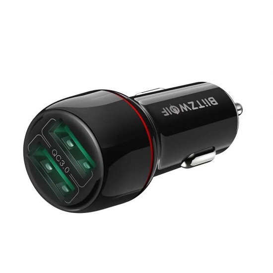 BW-SD5 18W Dual-Port QC3.0 Mini Car USB Charger With BW-TC14 3A USB Type-C Cable Fast Charging for Huawei P30 P40 Pro Mi10 OnePlus 8Pro BW-SD5 18W Dual-Port QC3.0 Mini Car USB Charger With BW-TC14 3A USB Type-C Cable Fast Charging for Huawei P30 P40 Pro Mi10 OnePlus 8Pro