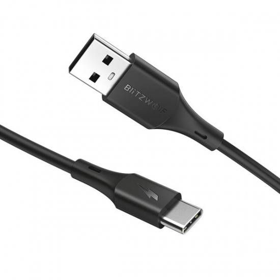 BW-TC13 3A USB Type-C Charging Data Cable 0.98ft/0.3m For Oneplus 6 Mi8 Mix 2s S9+