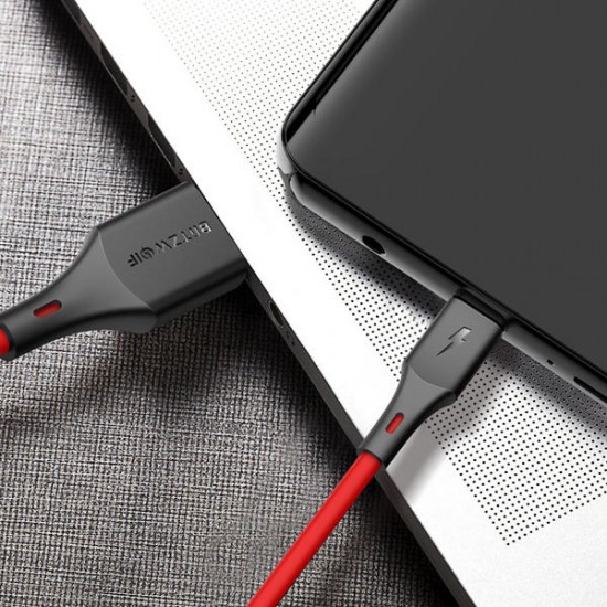 BW-TC13 3A USB Type-C Charging Data Cable 0.98ft/0.3m For Oneplus 6 Mi8 Mix 2s S9+