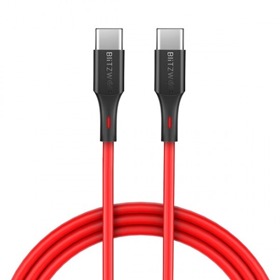 BW-TC17 3A USB PD Type-C to Type-C Charging Data Cable 3ft/0.9m For iPad Pro Macbook Pocophone F1