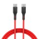 BW-TC17 3A USB PD Type-C to Type-C Charging Data Cable 3ft/0.9m For iPad Pro Macbook Pocophone F1