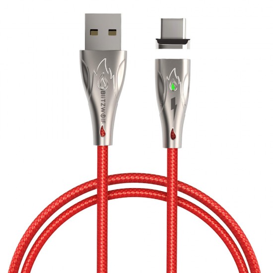 BW-TC20 3A Magnetic Type C/Micro USB Nylon Data Cable 1m/1.8m for Huawei P30 Pro Mate 30 5G Xiaomi Mi9 9Pro Oneplus 7T S10+ Note 10 BW-TC20 3A Magnetic Type C/Micro USB Nylon Data Cable 1m/1.8m for Huawei P30 Pro Mate 30 5G Xiaomi Mi9 9Pro Oneplus 7T S10+ Note 10