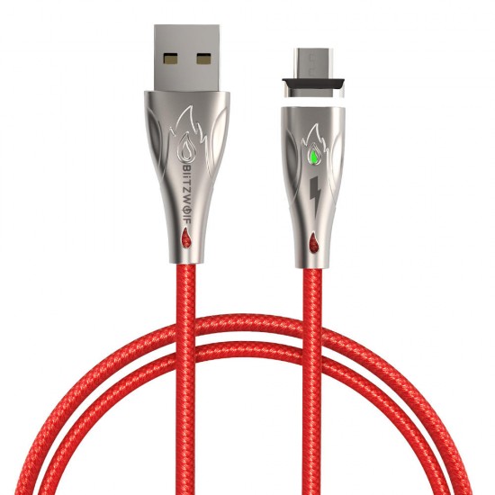 BW-TC20 3A Magnetic Type C/Micro USB Nylon Data Cable 1m/1.8m for Huawei P30 Pro Mate 30 5G Xiaomi Mi9 9Pro Oneplus 7T S10+ Note 10 BW-TC20 3A Magnetic Type C/Micro USB Nylon Data Cable 1m/1.8m for Huawei P30 Pro Mate 30 5G Xiaomi Mi9 9Pro Oneplus 7T S10+ Note 10