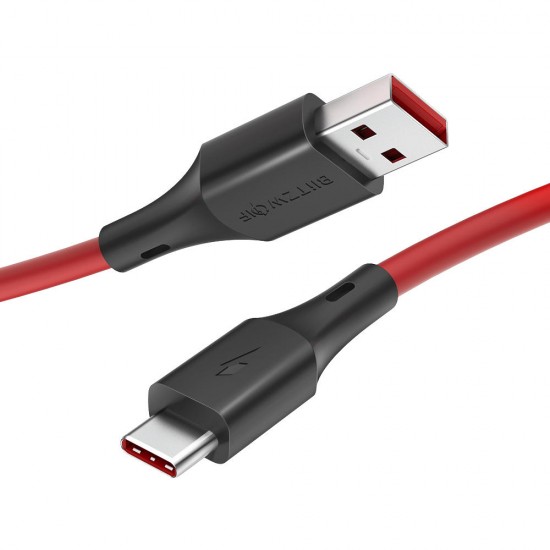 BW-TC19 5A SuperCharge QC3.0 USB Type-C Charging Data Cable 0.9m/1.8m for HUAWEI P30 Pro Mate20 Pro P20 Nova 5i P10