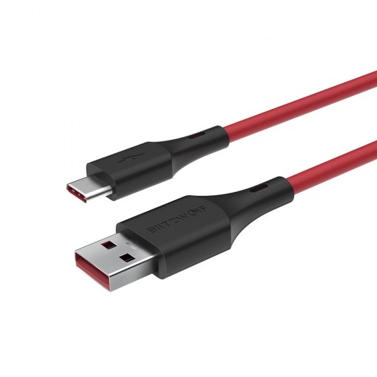 BW-TC19 5A SuperCharge QC3.0 USB Type-C Charging Data Cable 0.9m/1.8m for HUAWEI P30 Pro Mate20 Pro P20 Nova 5i P10