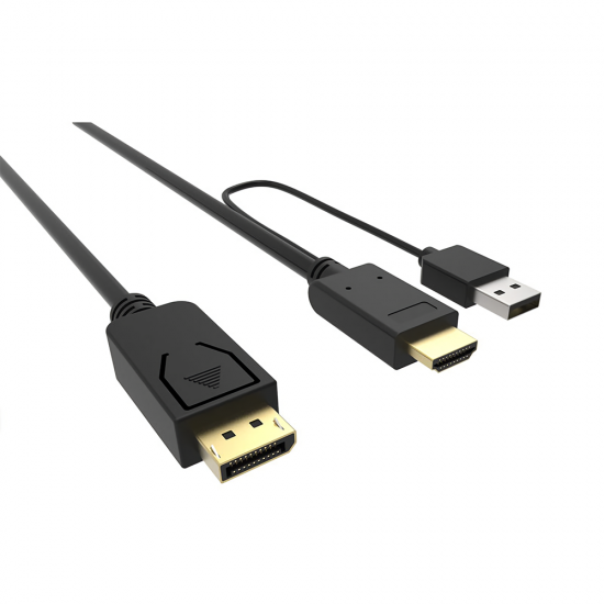 2m HDMI to DP Male Adapter Cable Connector USB Power Supply 4K 2K HD Cable for Notebook TV F0403 2m HDMI to DP Male Adapter Cable Connector USB Power Supply 4K 2K HD Cable for Notebook TV F0403
