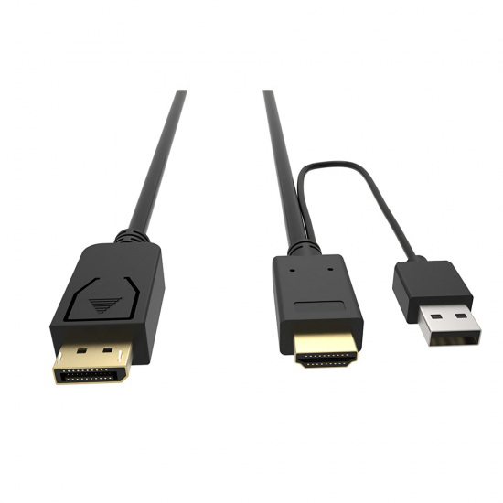 2m HDMI to DP Male Adapter Cable Connector USB Power Supply 4K 2K HD Cable for Notebook TV F0403 2m HDMI to DP Male Adapter Cable Connector USB Power Supply 4K 2K HD Cable for Notebook TV F0403