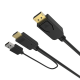 2m HDMI to DP Male Adapter Cable Connector USB Power Supply 4K 2K HD Cable for Notebook TV F0403 2m HDMI to DP Male Adapter Cable Connector USB Power Supply 4K 2K HD Cable for Notebook TV F0403
