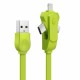 Charging Cable 3 in 1 USB Type C Micro Cable Rotating Head 360 Degree Rotating Fast Charging Data Cable For Mobile Phone Charging Cable 3 in 1 USB Type C Micro Cable Rotating Head 360 Degree Rotating Fast Charging Data Cable For Mobile Phone