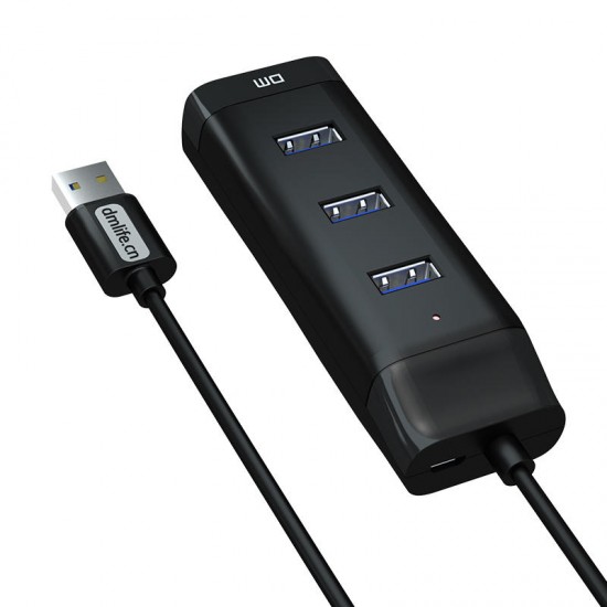 DM CHB007 4 ports USB3.0 Hub 5Gbps Extender Extension Connector USB Hub with 120cm Cable DM CHB007 4 ports USB3.0 Hub 5Gbps Extender Extension Connector USB Hub with 120cm Cable
