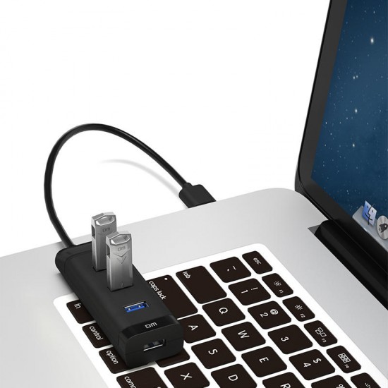DM CHB007 4 ports USB3.0 Hub 5Gbps Extender Extension Connector USB Hub with 120cm Cable DM CHB007 4 ports USB3.0 Hub 5Gbps Extender Extension Connector USB Hub with 120cm Cable