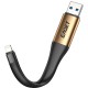 i90 2-In-1 USB 3.0 Lightning 64G 128G USB Flash Drive Charging Cable for iPhone