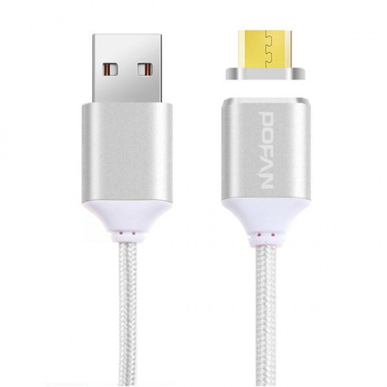 1 Meter Magnetic Micro USB Charging Cable for Cellphone Tablet