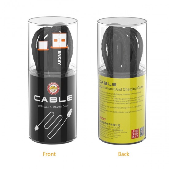 ENK-CB103 2.4A Micro USB Type-C Data Cable Fast Cahrging For Huawei P30 P40 Pro Huawei Mate 30 ZenFone Max Pro (M1) ZB602KL ENK-CB103 2.4A Micro USB Type-C Data Cable Fast Cahrging For Huawei P30 P40 Pro Huawei Mate 30 ZenFone Max Pro (M1) ZB602KL