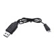 Mini Mustang P-51D/Mini F4U/Mini T-28 Trojan RC Airplane Lipo Battery USB Charging Cable Wire 1S