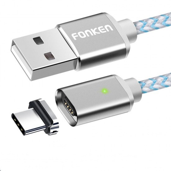2.4A Micro USB Type C Magnetic Nylon Braided Fast Charging Data Cable For Oneplus 7 Pocophone HUAWEI P30 Mate20 MI9 S10 S10+ 2.4A Micro USB Type C Magnetic Nylon Braided Fast Charging Data Cable For Oneplus 7 Pocophone HUAWEI P30 Mate20 MI9 S10 S10+