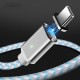 2.4A Micro USB Type C Magnetic Nylon Braided Fast Charging Data Cable For Oneplus 7 Pocophone HUAWEI P30 Mate20 MI9 S10 S10+