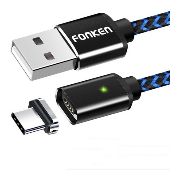 2.4A Micro USB Type C Magnetic Nylon Braided Fast Charging Data Cable For Oneplus 7 Pocophone HUAWEI P30 Mate20 MI9 S10 S10+ 2.4A Micro USB Type C Magnetic Nylon Braided Fast Charging Data Cable For Oneplus 7 Pocophone HUAWEI P30 Mate20 MI9 S10 S10+