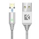 2.4A Magnetic Fast Charging Data Micro USB Cable 1M For 5 Plus Note 5 Note 4