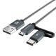 QC 3.0 Fast Charging Micro USB Type C Data Cable 80cm for Samsung S8 S7 Huawei P10 Oneplus 5 QC 3.0 Fast Charging Micro USB Type C Data Cable 80cm for Samsung S8 S7 Huawei P10 Oneplus 5