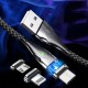 5A Micro USB Type C LED Indicator Light Magnetic Fast Charging Data Cable For Huawei P30 Mate 30 9 Pro 7A 6Pro Y4800