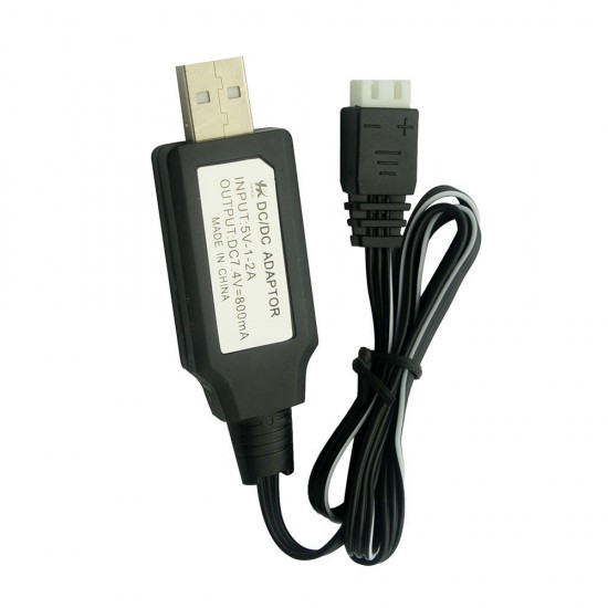 FY001 FY002 FY004A 1/16 RC USB 7.4V Battery Charger Charging Cable Car Spare Parts FY001 FY002 FY004A 1/16 RC USB 7.4V Battery Charger Charging Cable Car Spare Parts