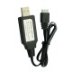 FY001 FY002 FY004A 1/16 RC USB 7.4V Battery Charger Charging Cable Car Spare Parts