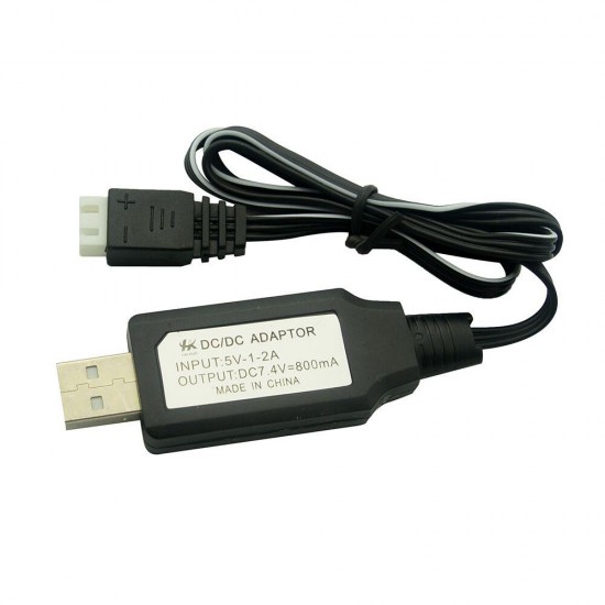 FY001 FY002 FY004A 1/16 RC USB 7.4V Battery Charger Charging Cable Car Spare Parts