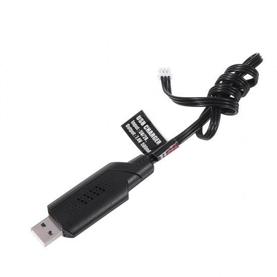 24998 RC USB Charger Cable Line for 2098B 1/24 Upgraded 7.4V 500mAh Battery