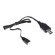 7.4V 2S Li-ion Battery Charger USB Charging Cable for 16889 1/16 RC Vehicles Spare Parts 18859E-E001 7.4V 2S Li-ion Battery Charger USB Charging Cable for 16889 1/16 RC Vehicles Spare Parts 18859E-E001