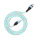 BU19 2.4A Type C Micro USB RGB LED Light Fast Charging Data Cable For Huawei P30 Pro Mate 30 Mi10 K30 S20 5G