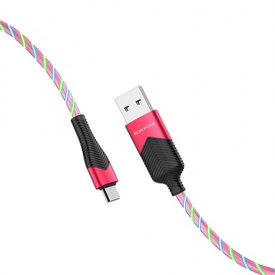 BU19 2.4A Type C Micro USB RGB LED Light Fast Charging Data Cable For Huawei P30 Pro Mate 30 Mi10 K30 S20 5G BU19 2.4A Type C Micro USB RGB LED Light Fast Charging Data Cable For Huawei P30 Pro Mate 30 Mi10 K30 S20 5G