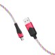 BU19 2.4A Type C Micro USB RGB LED Light Fast Charging Data Cable For Huawei P30 Pro Mate 30 Mi10 K30 S20 5G