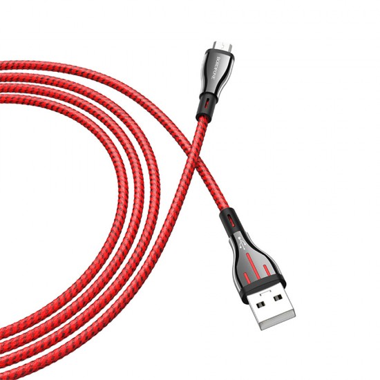 BU23 2.4A Type C Micro USB Fast Charging Data Cable For Huawei P30 Pro Mate 30 Mi10 K30 S20 5G