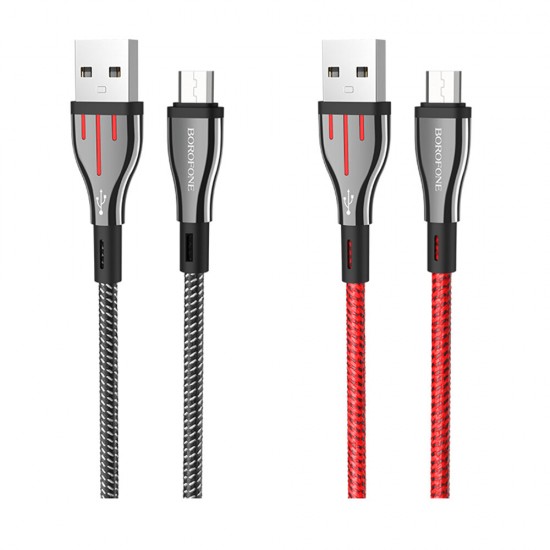 BU23 2.4A Type C Micro USB Fast Charging Data Cable For Huawei P30 Pro Mate 30 Mi10 K30 S20 5G