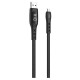 S6 2.4A Mirco USB On-Screen Timing Fast Charge Data Cable for Tablet Smartphone