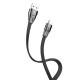 U57 Twisting Micro USB Charging Data Sync Cable for Tablet Smartphone 1.2M U57 Twisting Micro USB Charging Data Sync Cable for Tablet Smartphone 1.2M