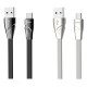 U57 Twisting Micro USB Charging Data Sync Cable for Tablet Smartphone 1.2M