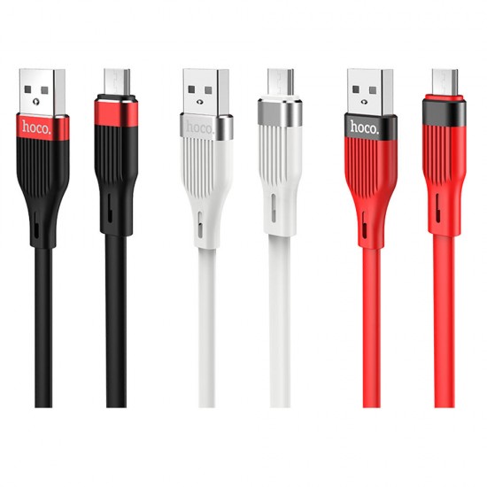 U72 2.4A Type C Micro USB Fast Charging Data Cable For Huawei P30 Pro Mate 30 Mi9 9Pro 7A 6Pro Y4800