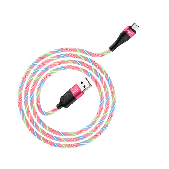U85 LED 2.4A Type C Micro USB Fast Charging Data Cable For Huawei P30 Pro Mate30 Xiaomi Mi10 Redmi K30 Poco X2 S20 5G U85 LED 2.4A Type C Micro USB Fast Charging Data Cable For Huawei P30 Pro Mate30 Xiaomi Mi10 Redmi K30 Poco X2 S20 5G