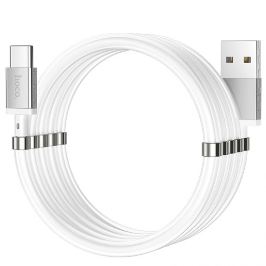U91 USB Type-C Data Cable 3A Magnetic Storage Fast Charging Wire For Huawei P30 P40 Pro Mi10 Note 9S